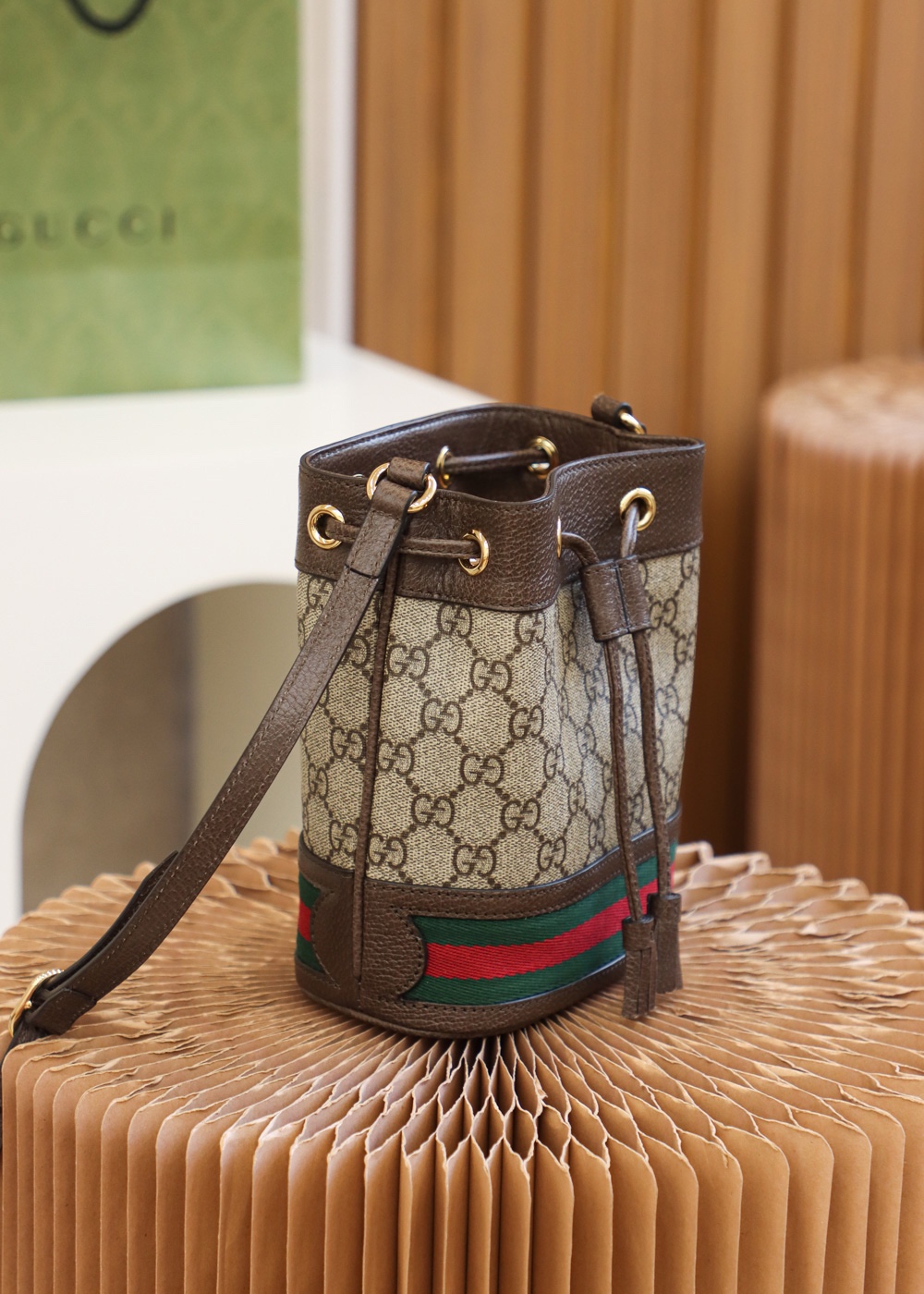 Gucci Ophidia mini GG bucket bag 550620 96I3B 8745