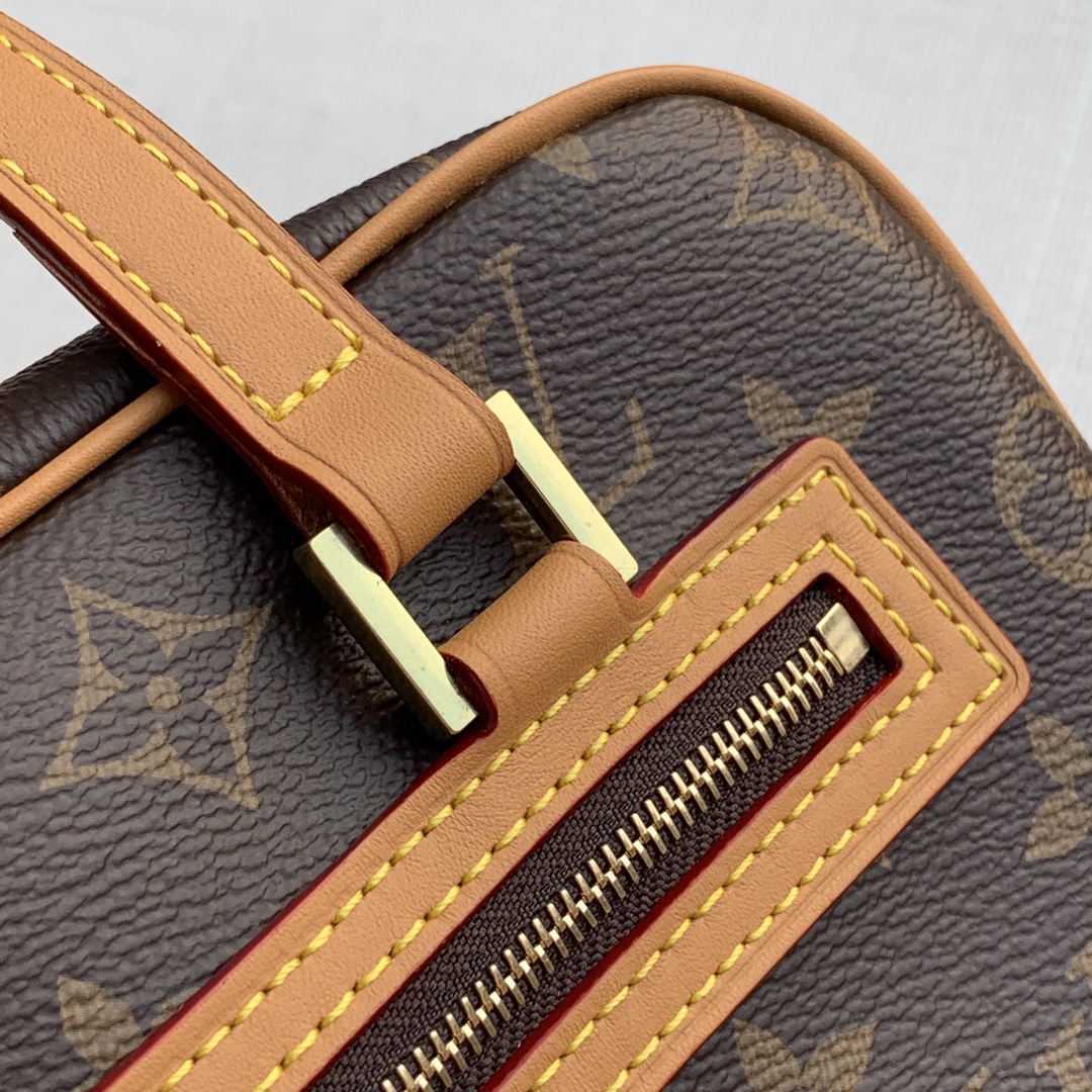 Louis Vuitton LV 老花中古盒子包小挎包腋下包 M51182
