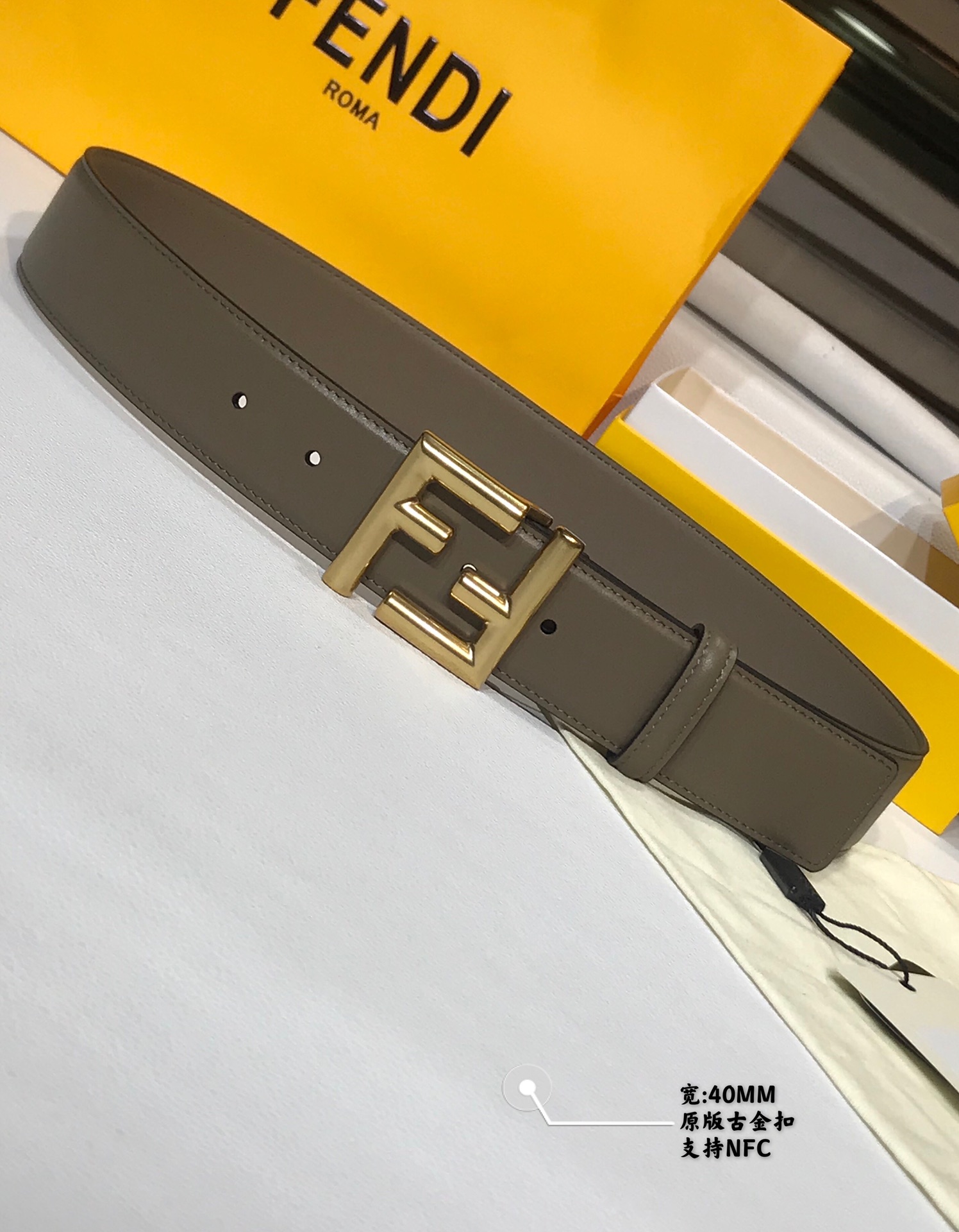 Fendi 五金做工精细 线条流畅 表面光滑 𝐙𝐏电镀工艺 香港通关【𝐇𝐀𝐀𝐒】 进口皮料