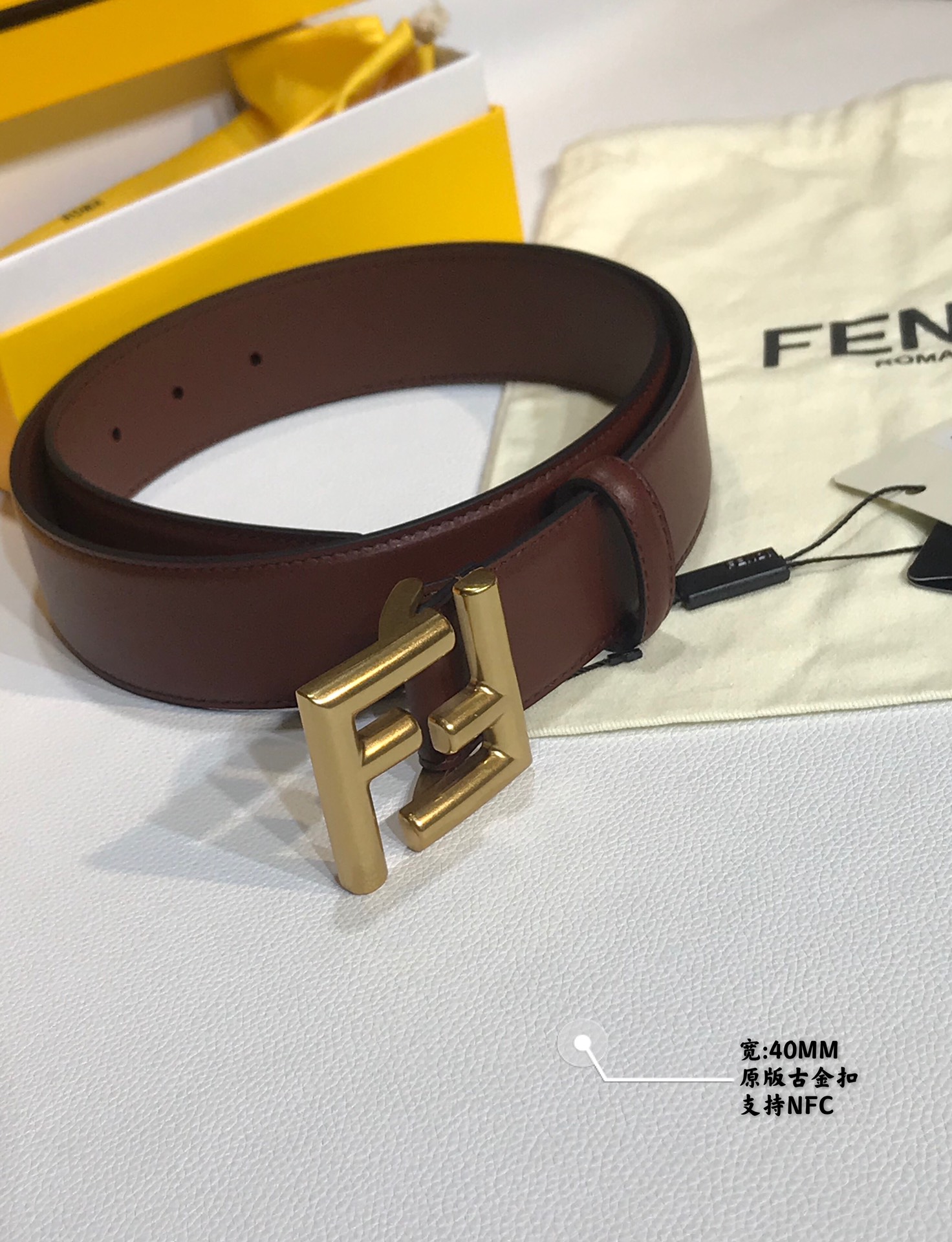 Fendi 五金做工精细 线条流畅 表面光滑 𝐙𝐏电镀工艺 香港通关【𝐇𝐀𝐀𝐒】 进口皮料