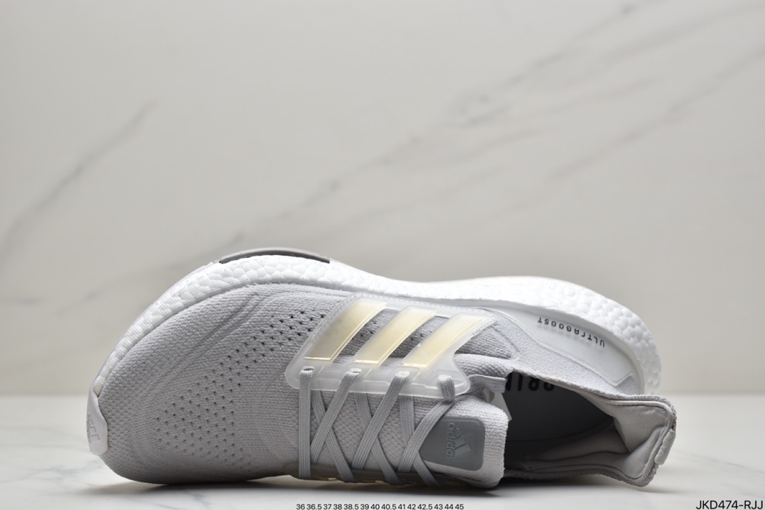 160 Adidas 阿迪达斯 Ultra Boost UB21 超弹力爆米花中底休闲跑步鞋 FY5391