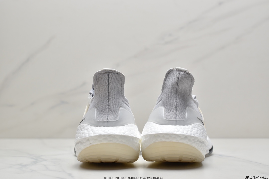 160 Adidas 阿迪达斯 Ultra Boost UB21 超弹力爆米花中底休闲跑步鞋 FY5391