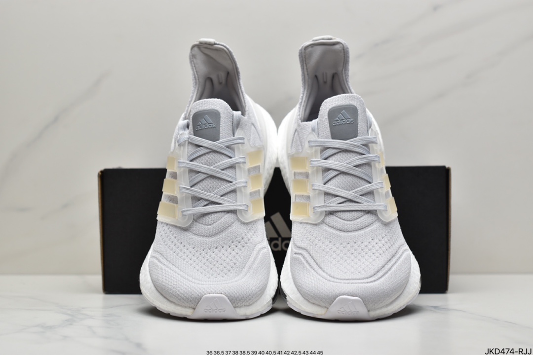 160 Adidas 阿迪达斯 Ultra Boost UB21 超弹力爆米花中底休闲跑步鞋 FY5391