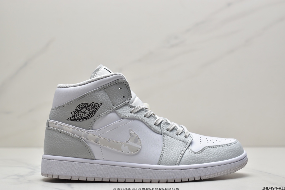 190 Air Jordan 1 Mid ”Obsidian”黑曜石 554724-174