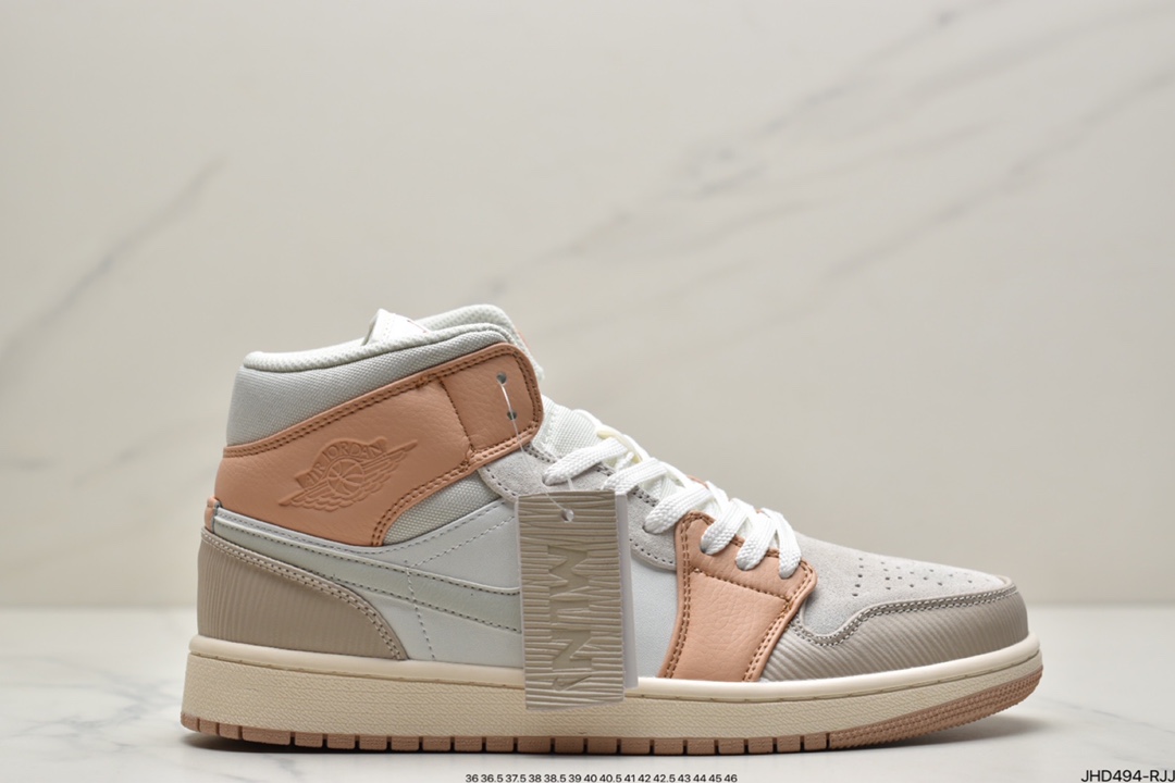 190 Air Jordan 1 Mid ”Obsidian”黑曜石 554724-174