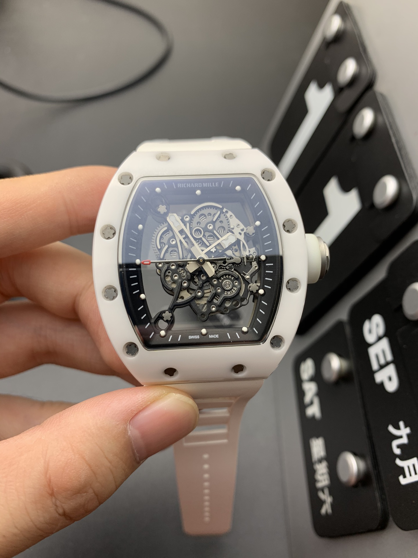 Richard Mille Z白陶瓷理查德