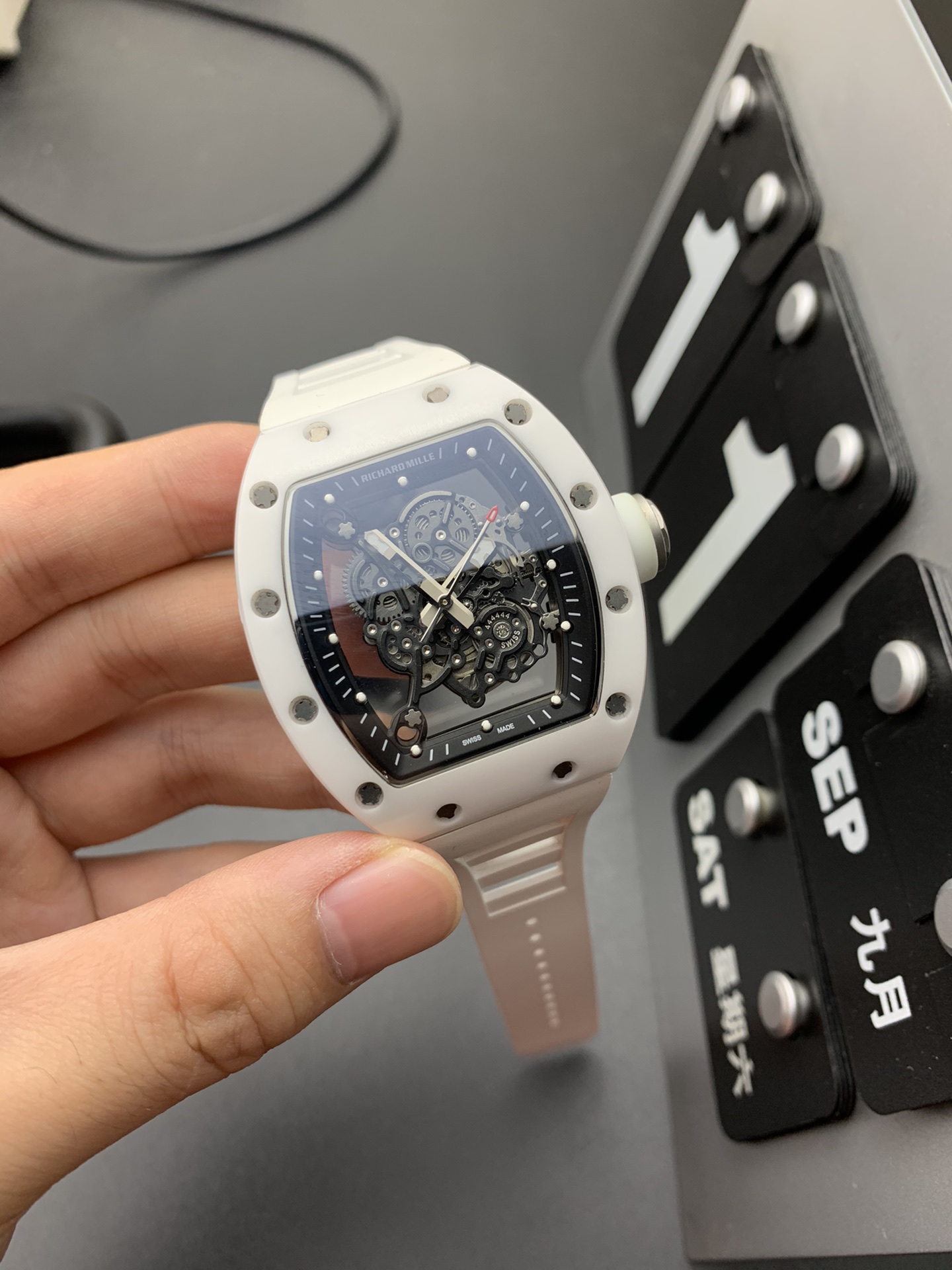 Richard Mille Z白陶瓷理查德