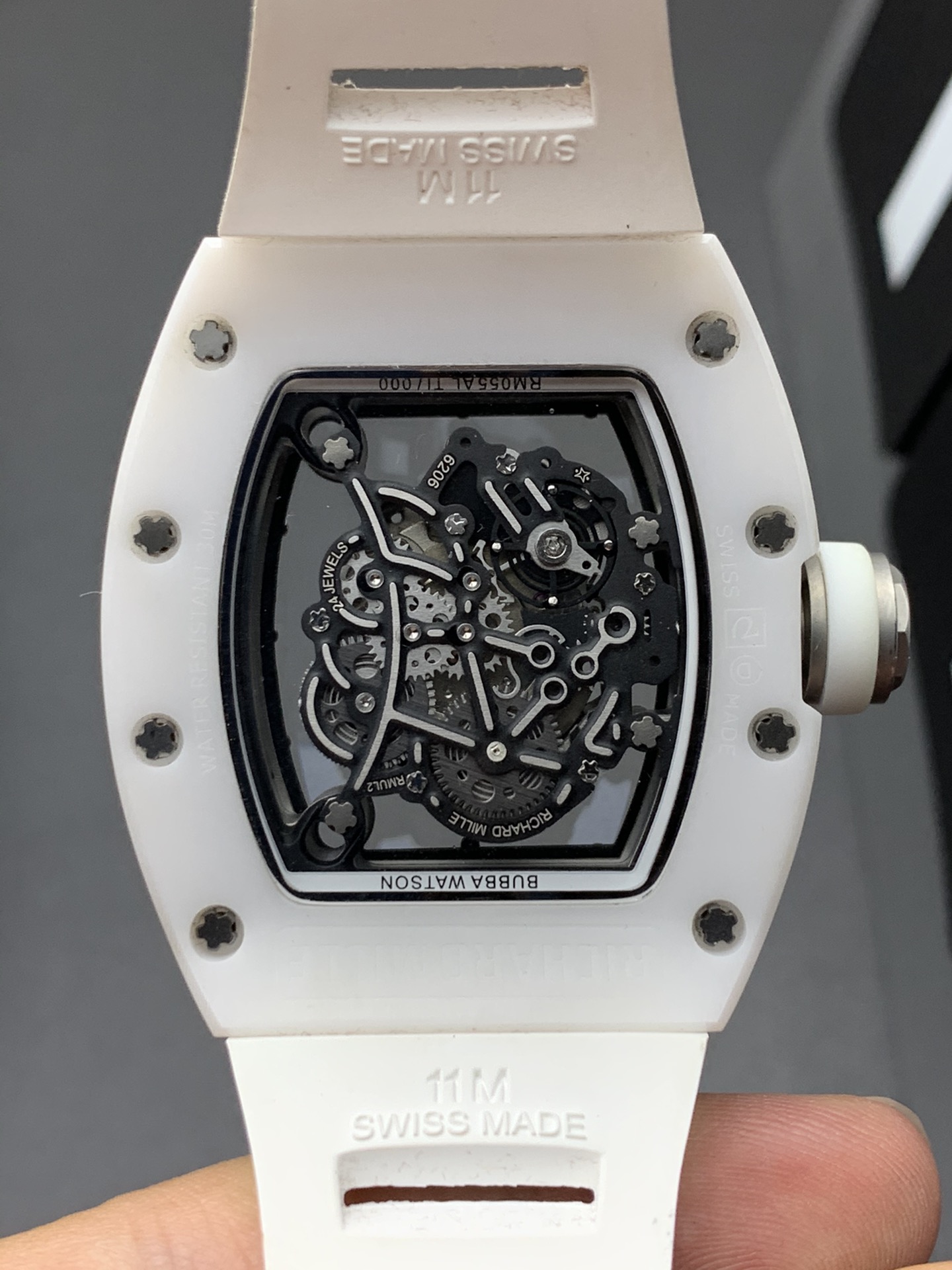Richard Mille Z白陶瓷理查德