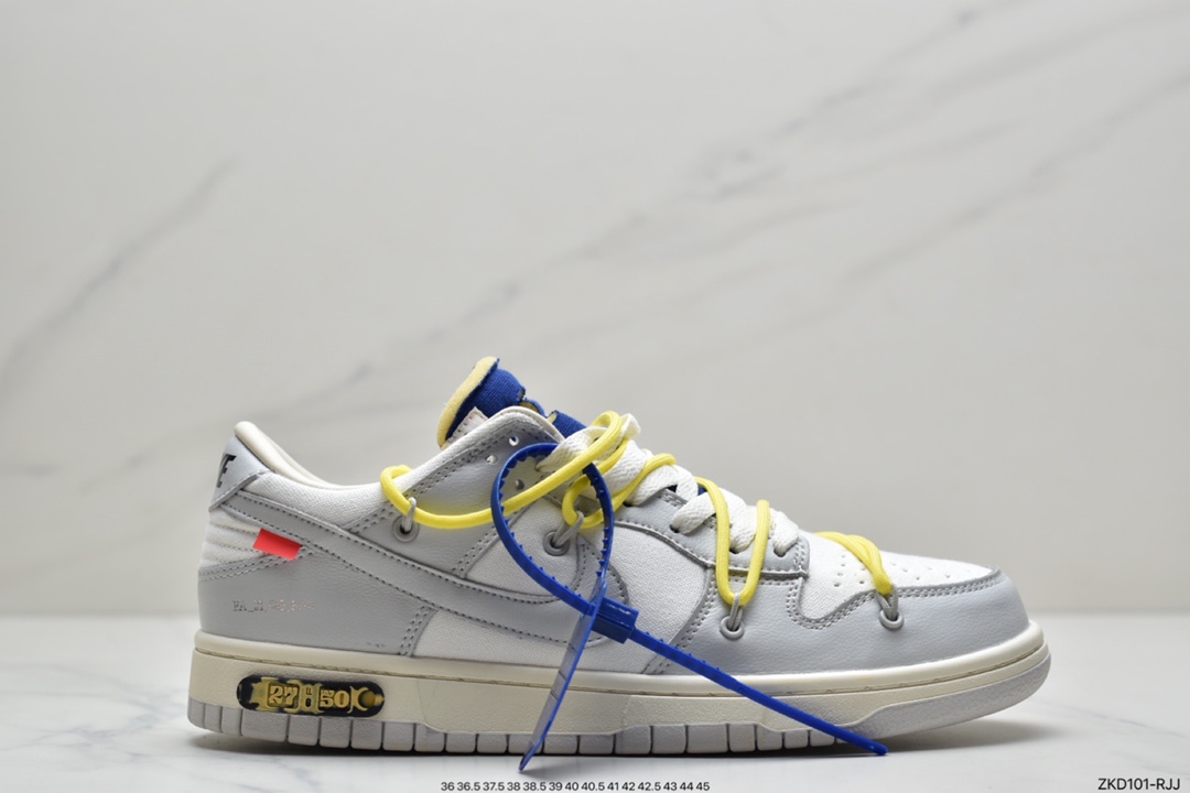 270 Off-White x Nike SB Dunk Low”The 10/50” OW灰白 扣篮系列低帮经典百搭休闲运动板鞋 DJ0950-109