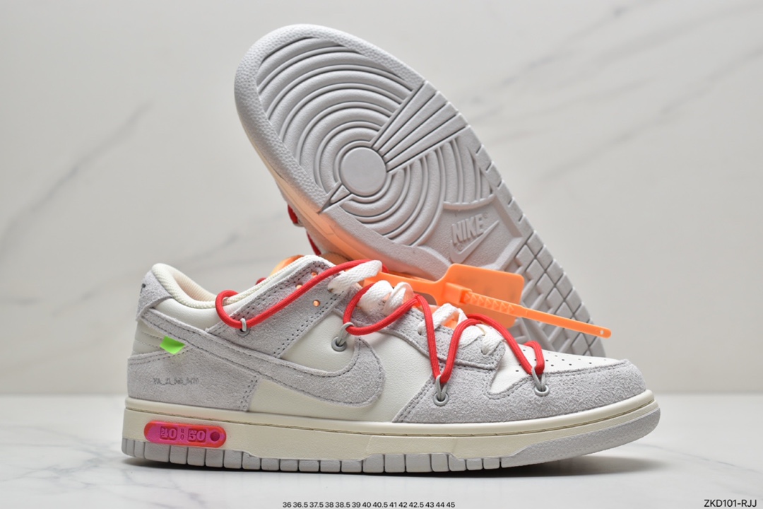 270 Off-White x Nike SB Dunk Low”The 10/50” OW灰白 扣篮系列低帮经典百搭休闲运动板鞋 DJ0950-109