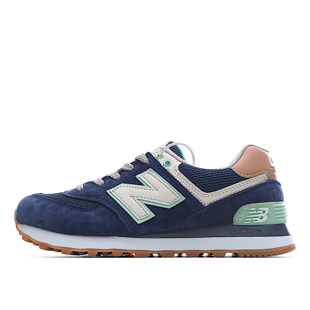 G5 原厂渠道 New Balance 574 新百伦 复古慢跑鞋 ENCAP缓震中底 原盒原标   前后掌分段组合大底 内置科技软底 缓震效果极佳