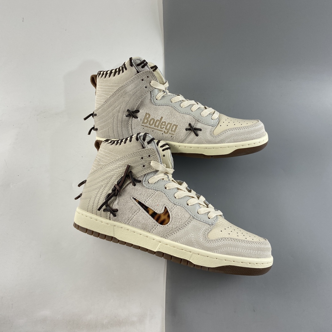 P450  Bodegar X NIKE SB Dunk High”Sail/Friends and Family”扣篮系列高帮休闲运动滑板板鞋 CZ8125-100