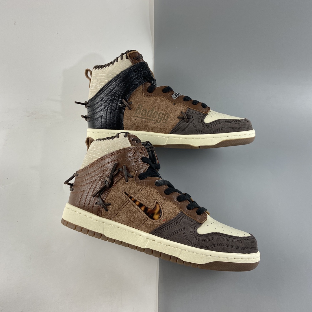 P450   Bodegar X NIKE SB Dunk High”Sail/Friends and Family”扣篮系列高帮休闲运动滑板板鞋CZ8125-200