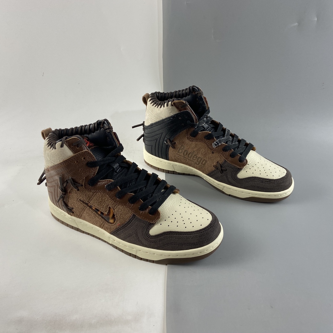 P450   Bodegar X NIKE SB Dunk High”Sail/Friends and Family”扣篮系列高帮休闲运动滑板板鞋CZ8125-200