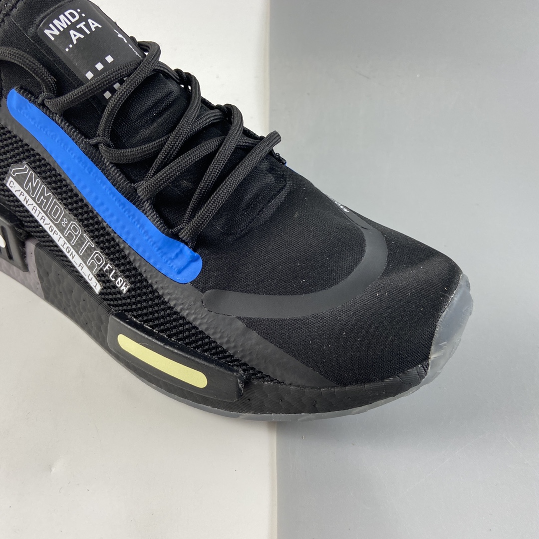 P190  AD NMD_R1 SPECTOO 阿迪三叶草低帮休闲爆米花跑步鞋 FZ3201
