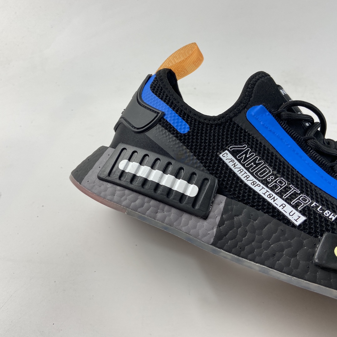 P190  AD NMD_R1 SPECTOO 阿迪三叶草低帮休闲爆米花跑步鞋 FZ3201