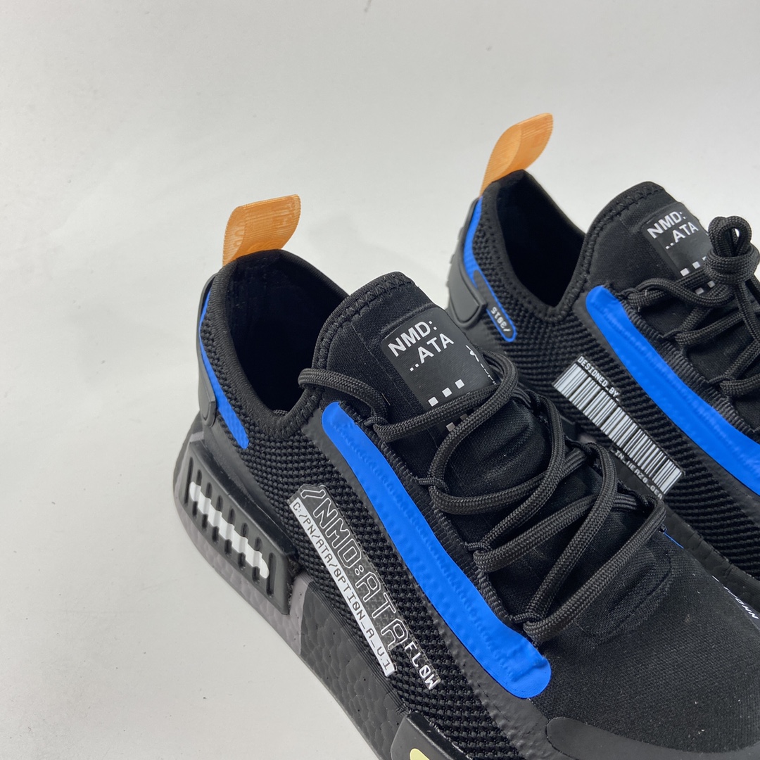 P190  AD NMD_R1 SPECTOO 阿迪三叶草低帮休闲爆米花跑步鞋 FZ3201