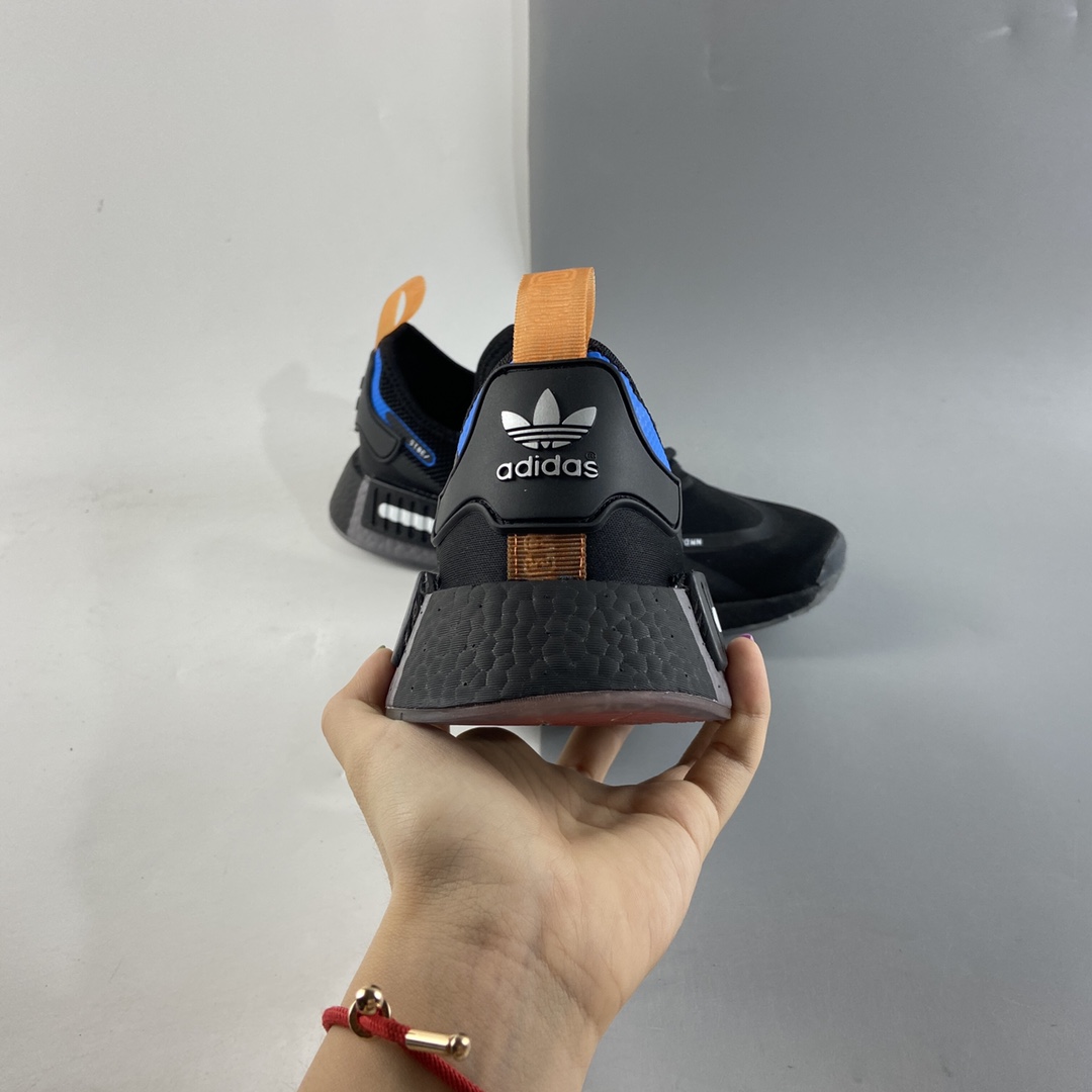 P190  AD NMD_R1 SPECTOO 阿迪三叶草低帮休闲爆米花跑步鞋 FZ3201