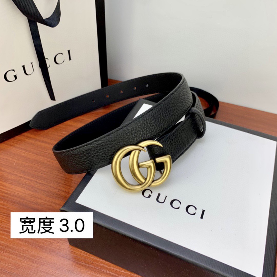 .0cmgucci互扣式双G带原单钢