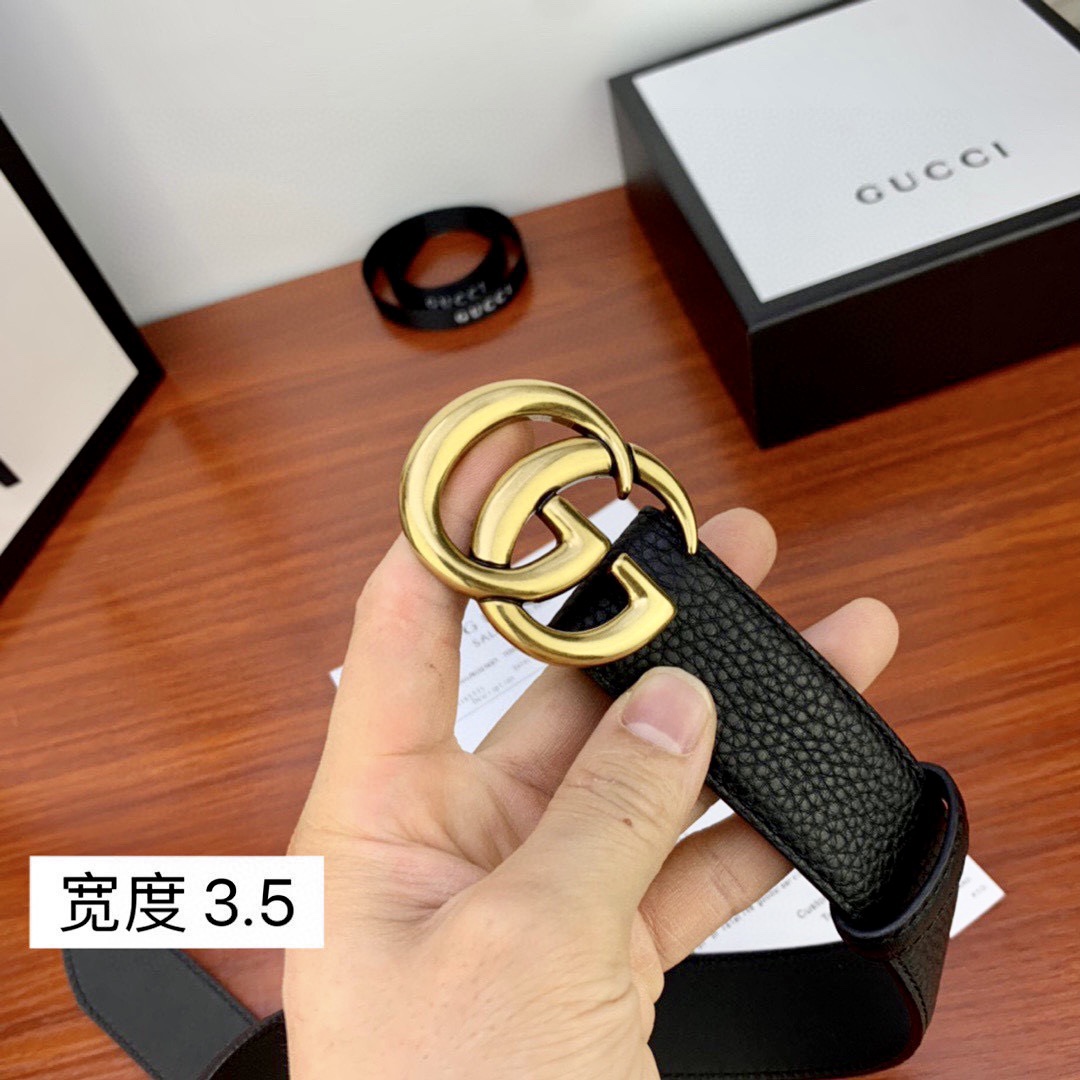 .5cmgucci互扣式双G带原单钢