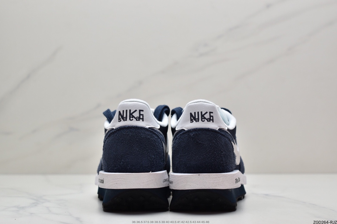 290 Fragment design x Sacai x NIKE LDV Waffle Daybreak 藤原浩闪电三方联名深蓝 DH2684-400