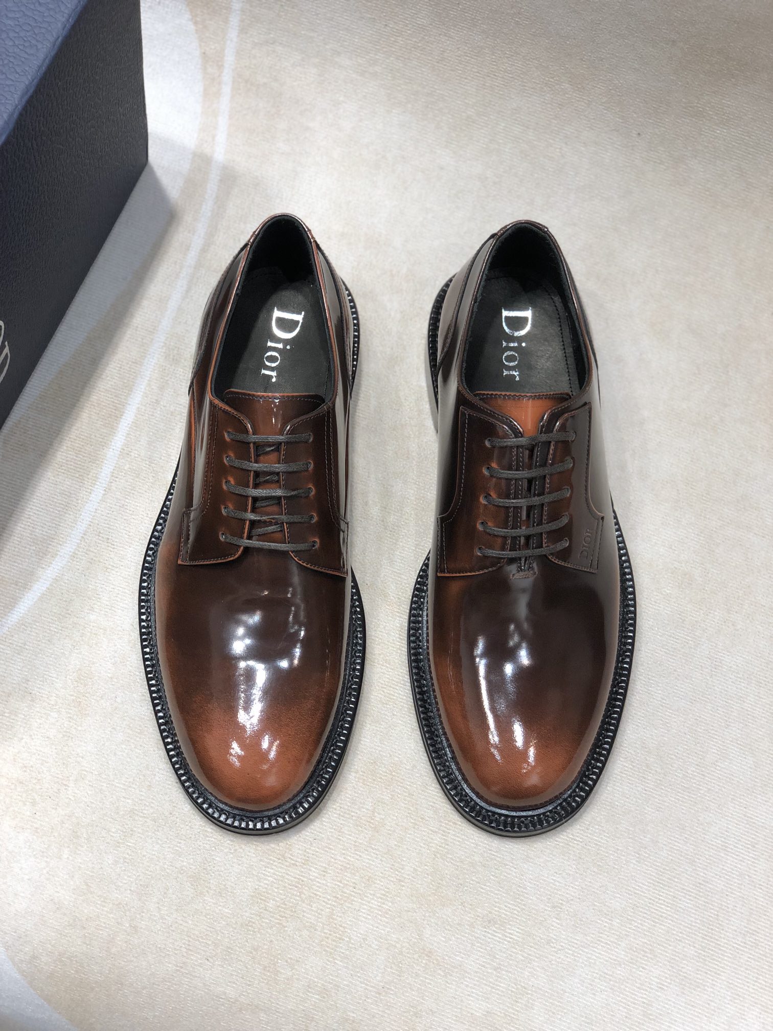 Dior Shoes Plain Toe Cowhide Genuine Leather