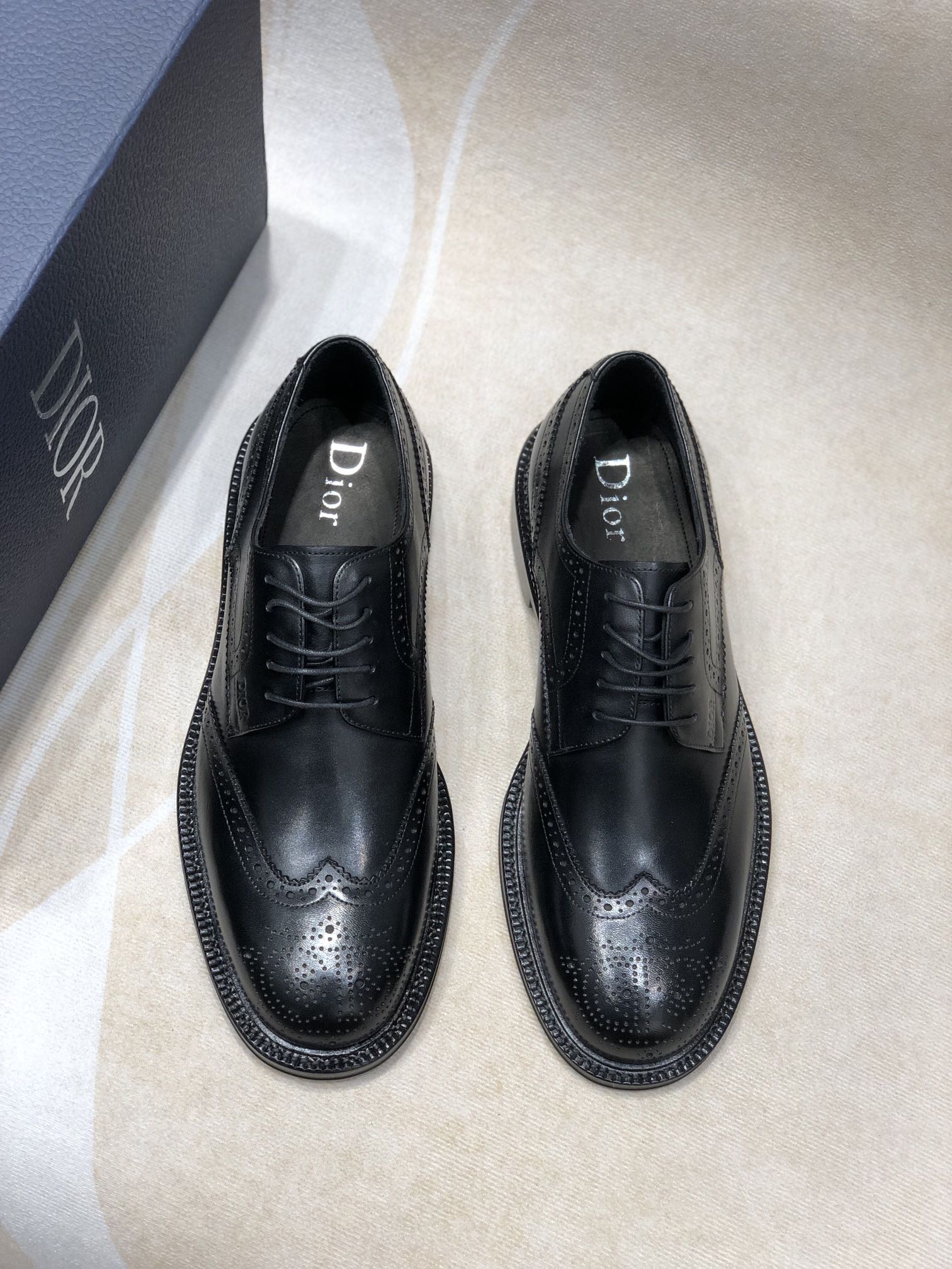 Dior Shoes Plain Toe Cowhide Genuine Leather