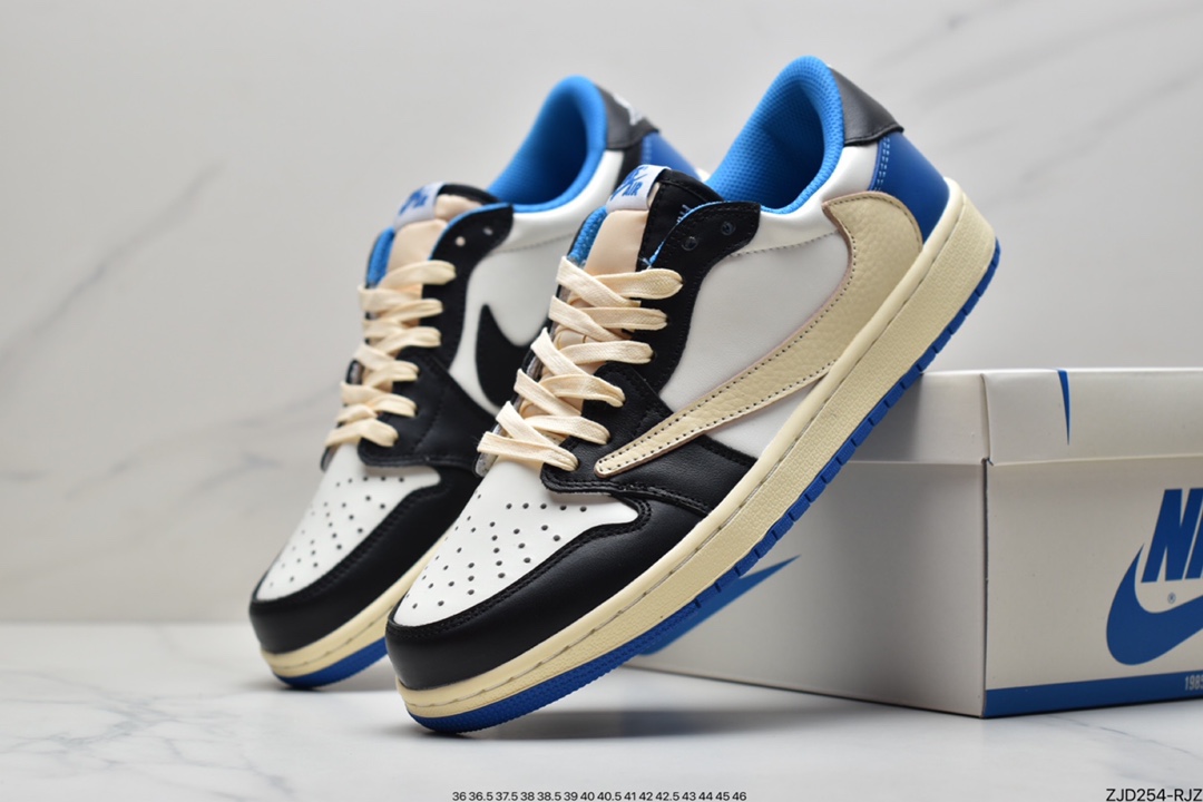 240 Travis Scott x Fragment x Air Jordan 1 Low“Military Blue” 低帮DM7866-140
