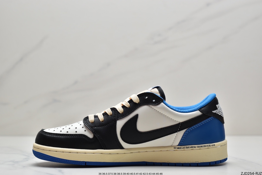 240 Travis Scott x Fragment x Air Jordan 1 Low“Military Blue” 低帮DM7866-140