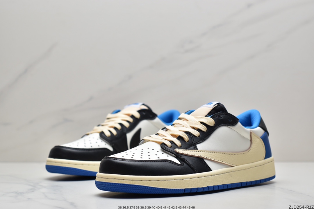 240 Travis Scott x Fragment x Air Jordan 1 Low“Military Blue” 低帮DM7866-140