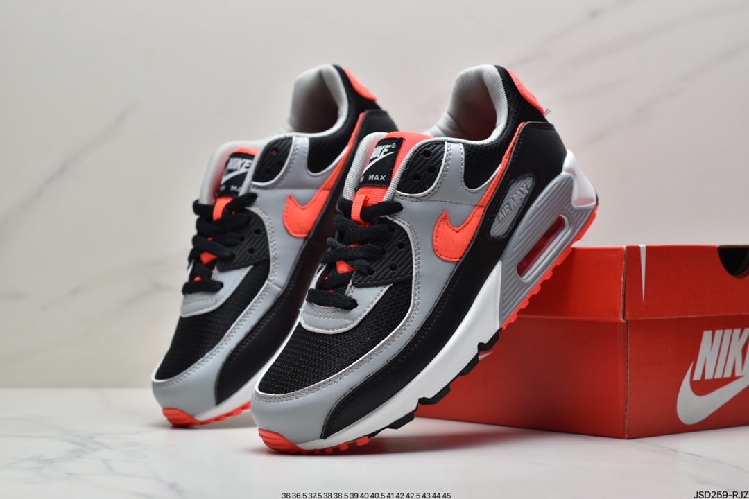 200 Nike Air Max 90”Euro Tour”复古气垫百搭休闲运动慢跑鞋CW7574-100