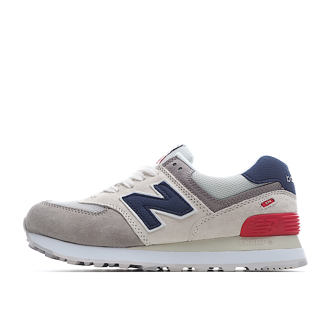 G5 原厂渠道 New Balance 574 新百伦 复古慢跑鞋 ENCAP缓震中底 原盒原标   前后掌分段组合大底 内置科技软底 缓震效果极佳