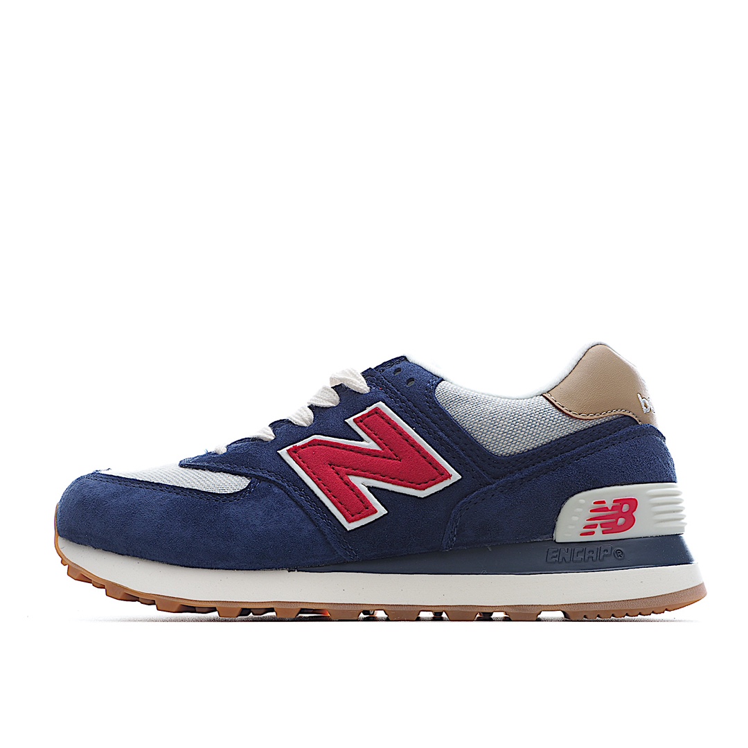 G5 原厂渠道 New Balance 574 新百伦 复古慢跑鞋 ENCAP缓震中底 原盒原标   前后掌分段组合大底 内置科技软底 缓震效果极佳
