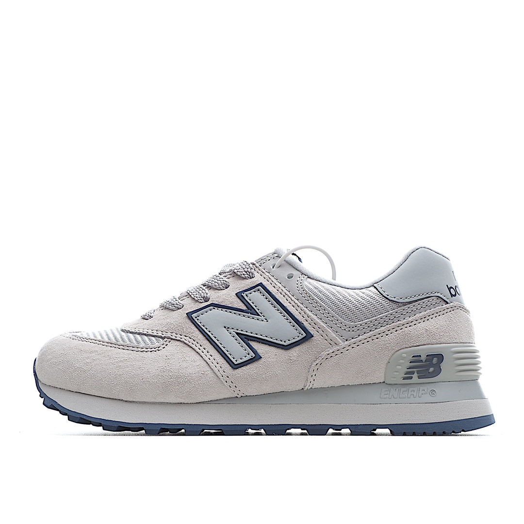 G5 原厂渠道 New Balance 574 新百伦 3M反光复古慢跑鞋 ENCAP缓震中底 原盒原标   前后掌分段组合大底 内置科技软底 缓震效果极佳