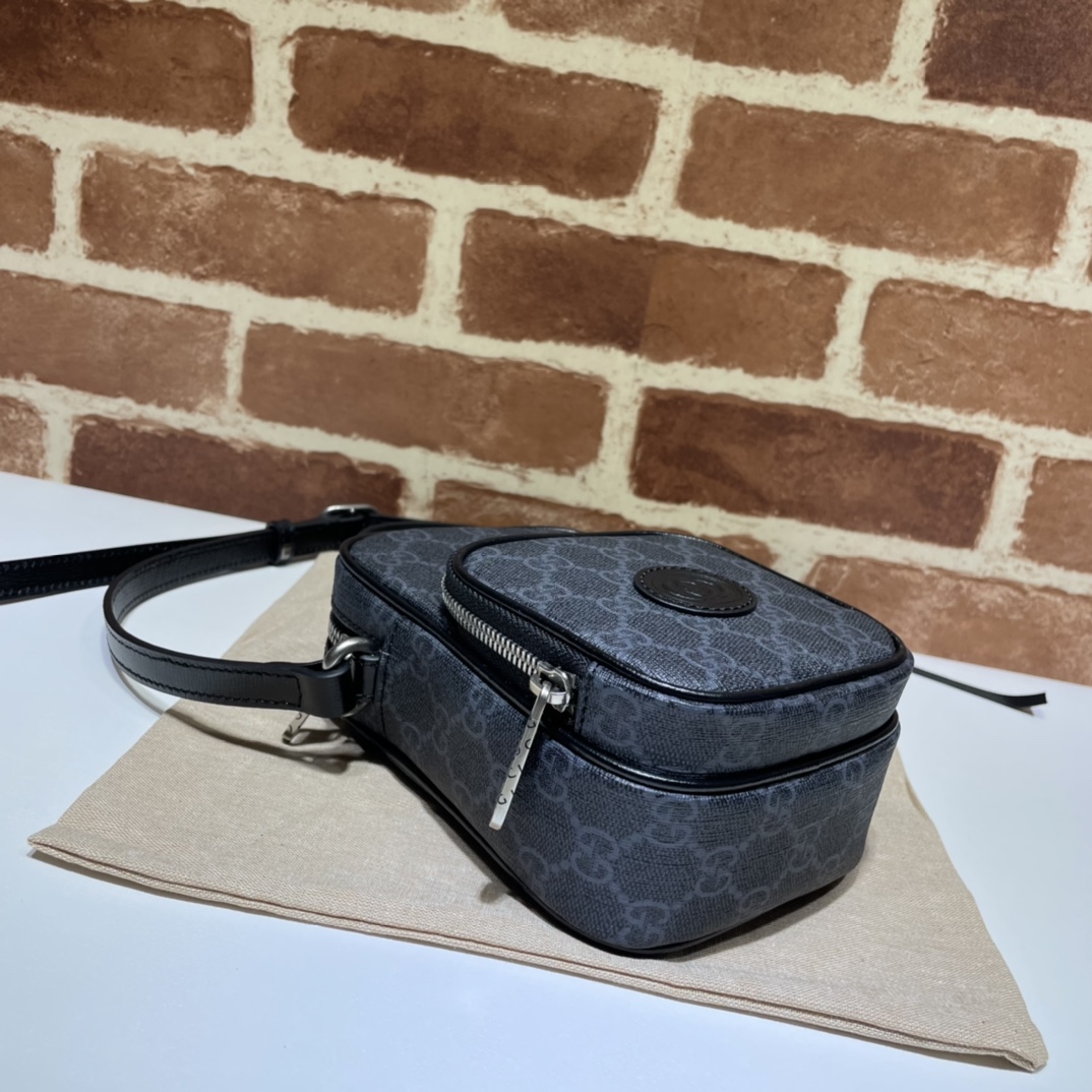 GUCCI古驰互扣式双G迷你手袋672952