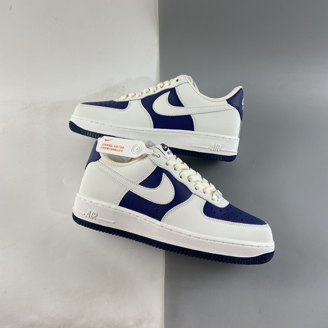 P220  NIKE Air Force 1 Low ’07 “深蓝拼接”低帮空军一号休闲板鞋 AL2236-103