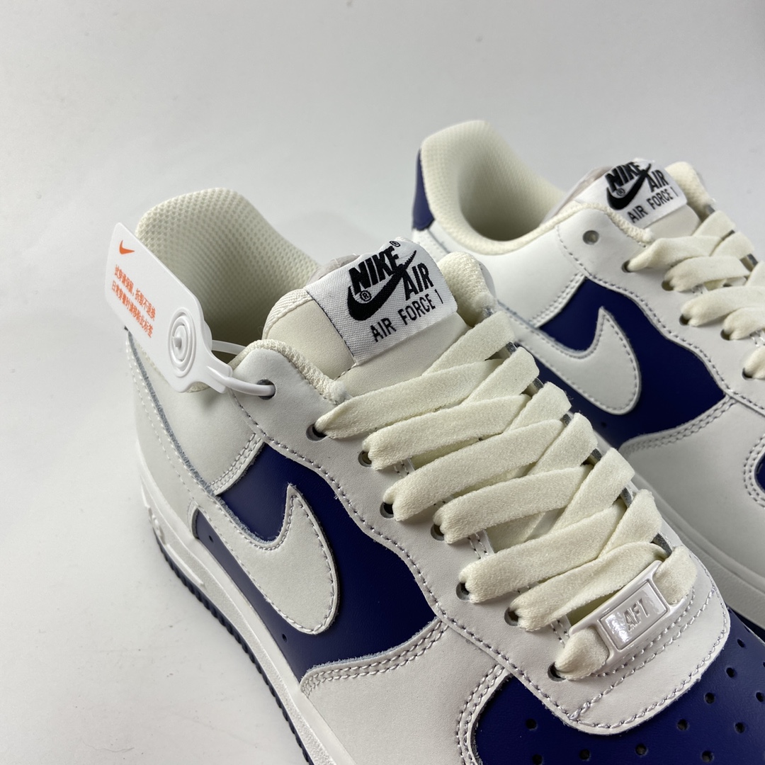 P220  NIKE Air Force 1 Low ’07 “深蓝拼接”低帮空军一号休闲板鞋 AL2236-103