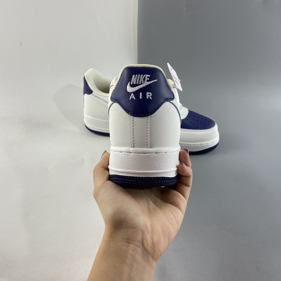 P220  NIKE Air Force 1 Low ’07 “深蓝拼接”低帮空军一号休闲板鞋 AL2236-103