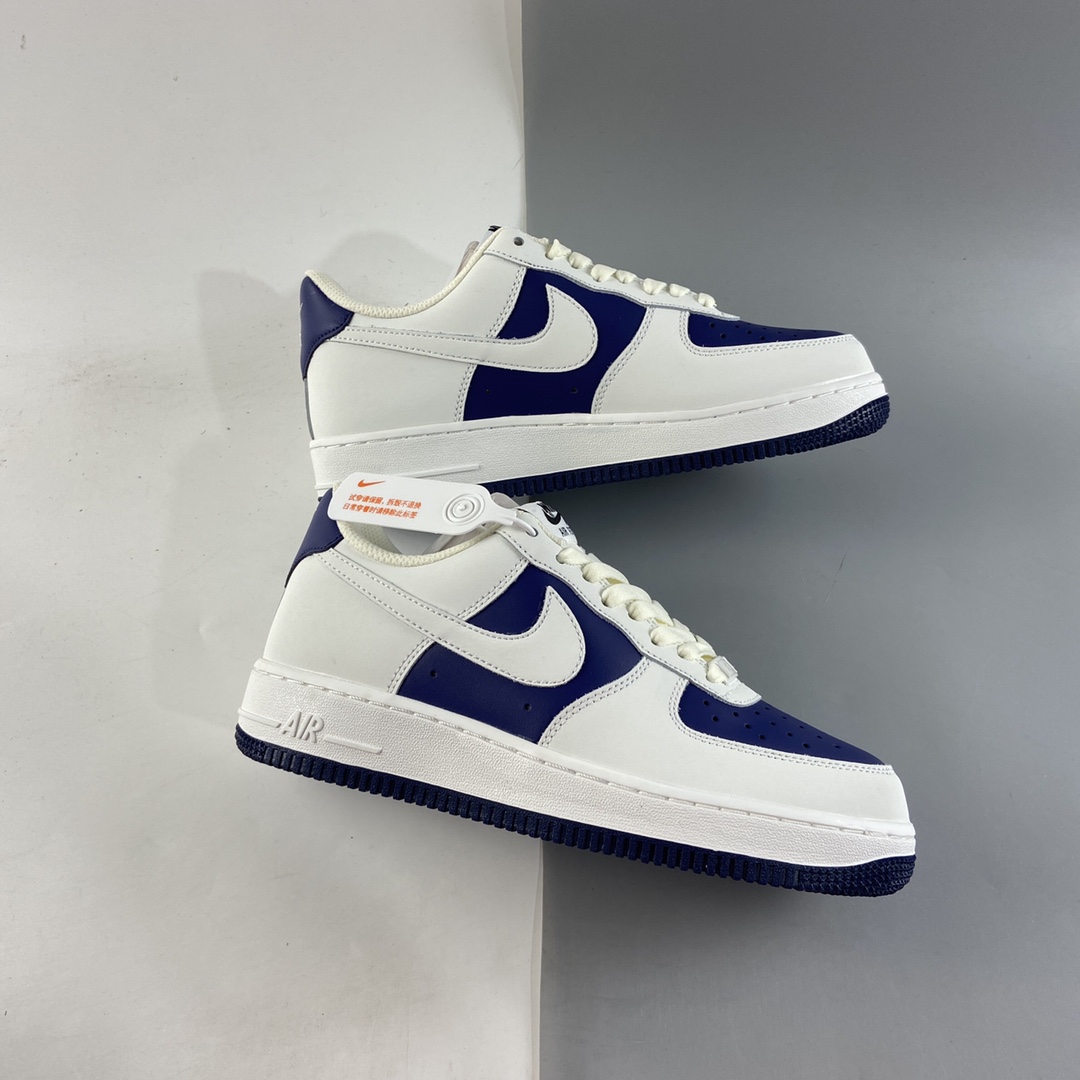 P220  NIKE Air Force 1 Low ’07 “深蓝拼接”低帮空军一号休闲板鞋 AL2236-103