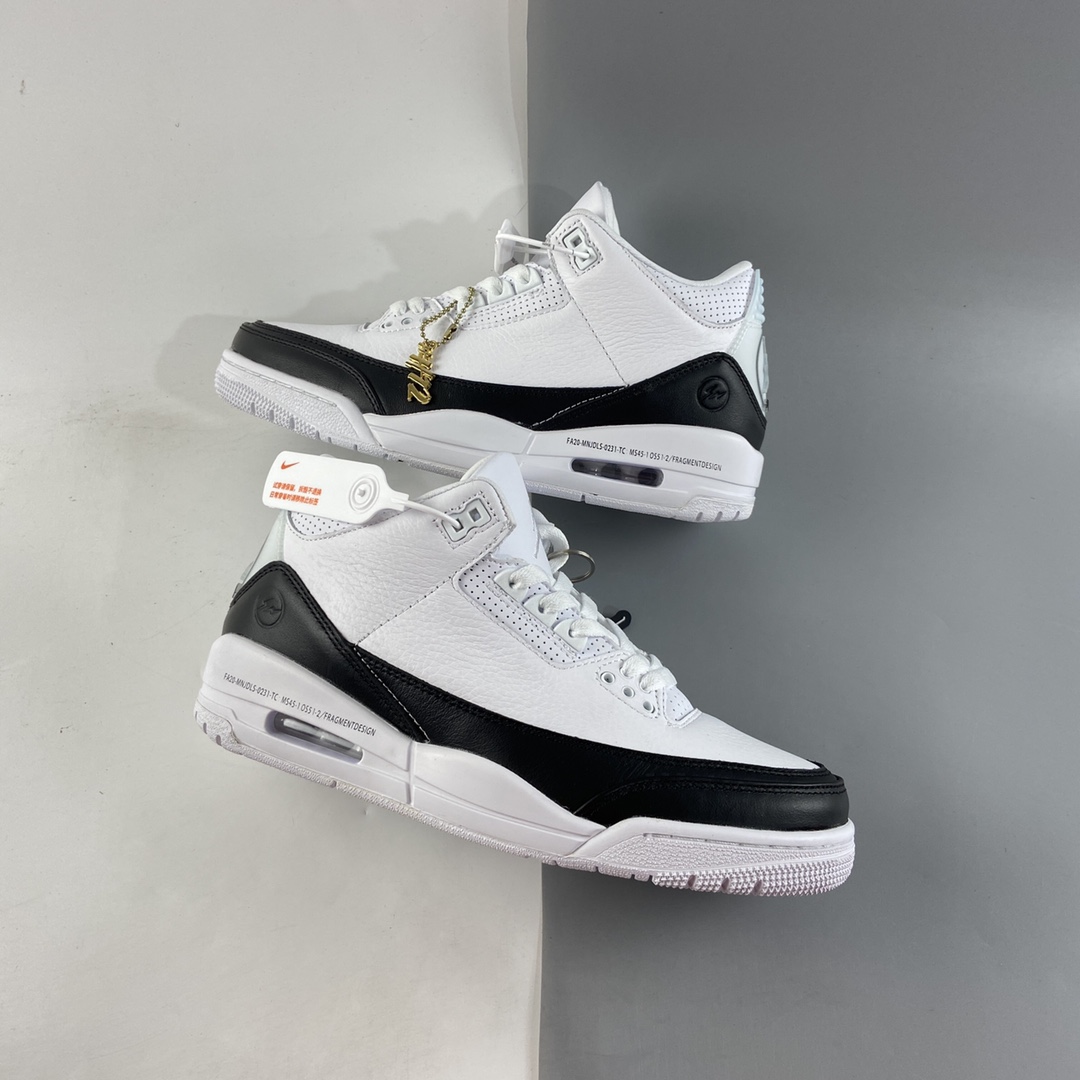 P360  Fragment Design x Air Jordan 3 AJ3 乔3 藤原浩 闪电联名 DA3595-100