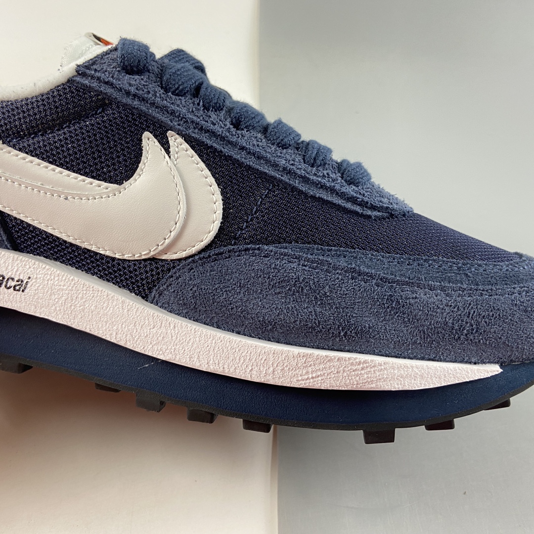 P300   Fragment Design x Sacai x NIKE LDWaffle 联名重叠设计前卫华夫变形休闲慢跑鞋 DH2684-400