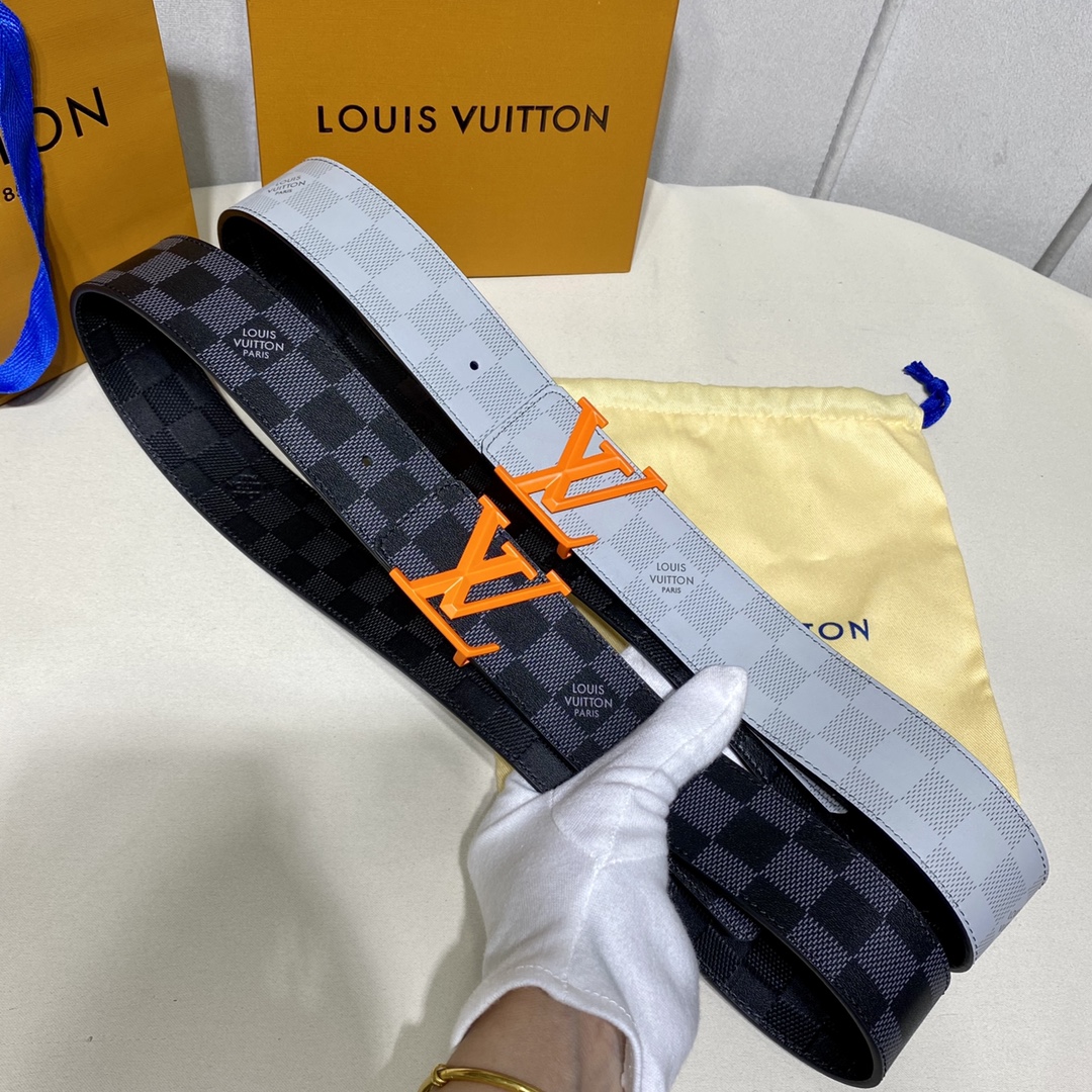 Louis Vuitton Belts Men Cowhide