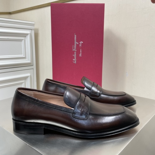 Salvatore Ferragamo Men's Premium Leather Penny Loafers - Classic Style 1 Salvatore Ferragamo Men's Premium Leather Penny Loafers - Classic Style