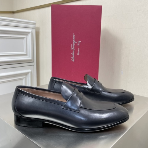 Salvatore Ferragamo Men's Leather Penny Loafers - Business Casual Shoes 1 Salvatore Ferragamo Men's Leather Penny Loafers - Business Casual Shoes