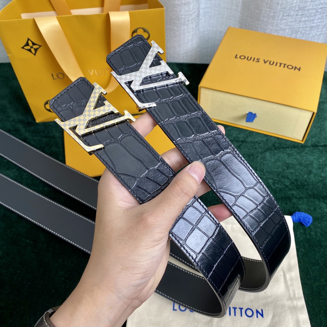 Louis Vuitton Belts Lattice Men