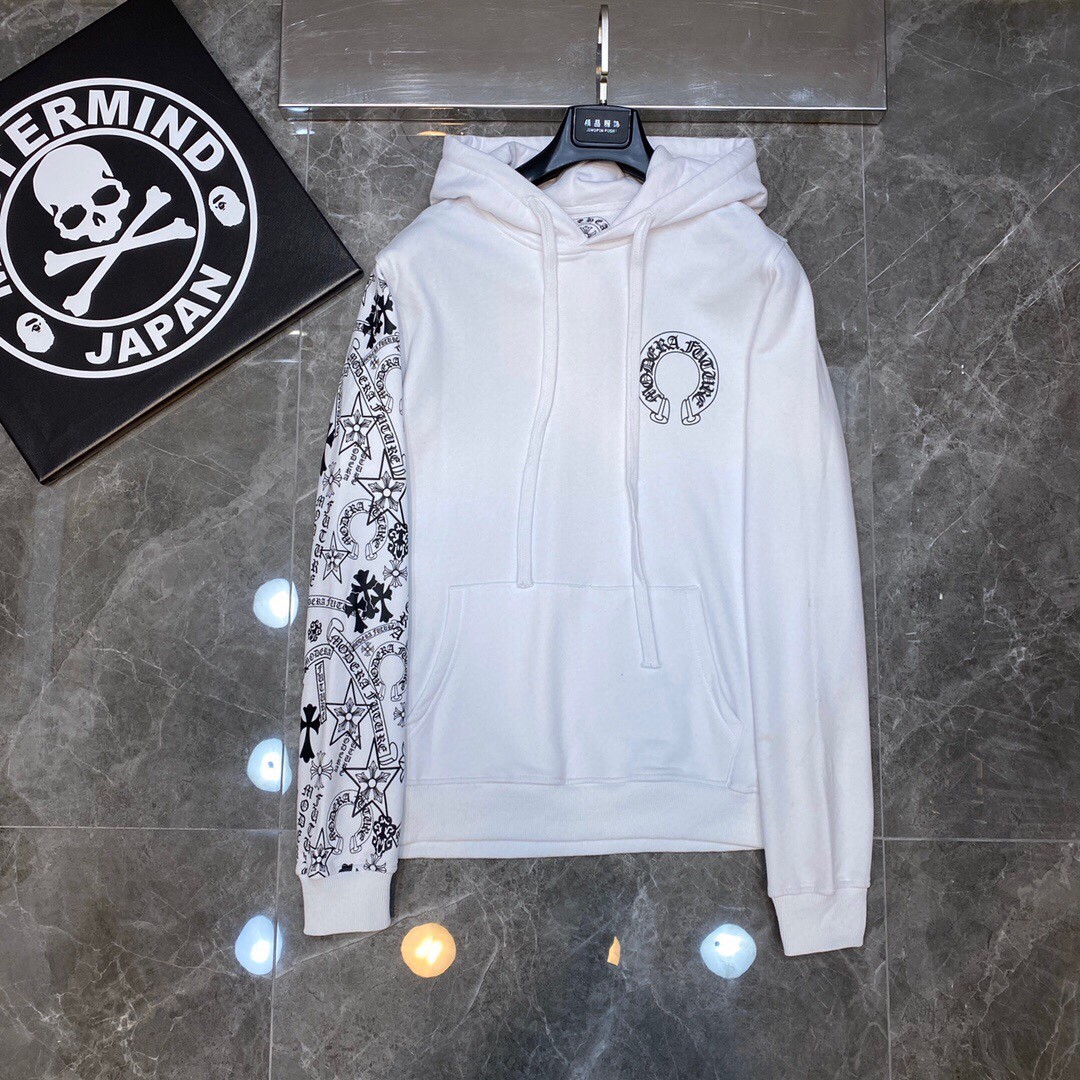 Chrome Hearts Clothing Hoodies White Fall Collection Hooded Top