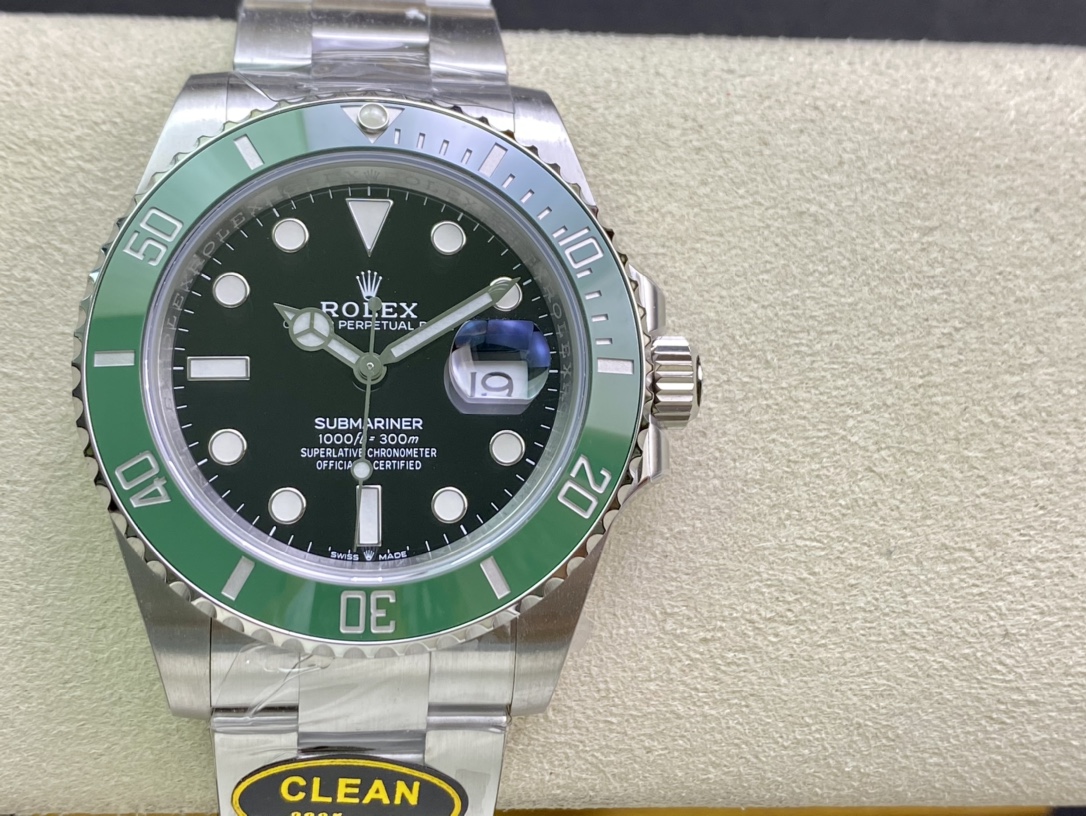 Rolex Negozio
 Orologio da Polso Nero Verde Rosa Platino Bianco