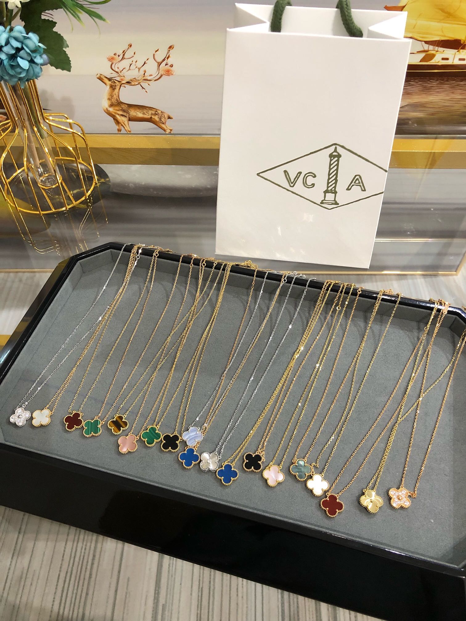 Van Cleef & Arpels vca 四叶草项链 合集