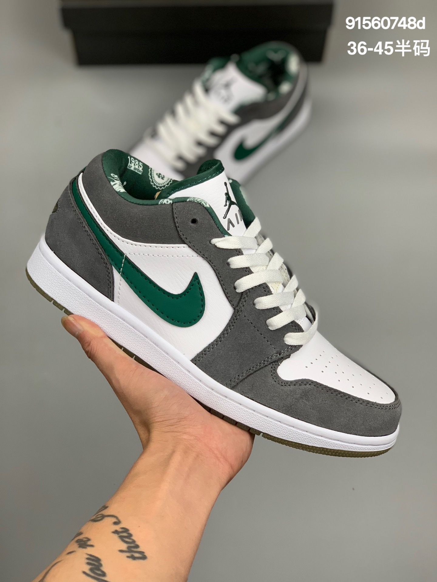 
Air Jordan 1 Low  乔丹一代低帮经典复古文化休闲运动篮球鞋 
货号：309192 
尺码：36 36.5 37.5 38 38.5 39 40 40.5 41 42 42.5 43 44 45
编码:91560748d