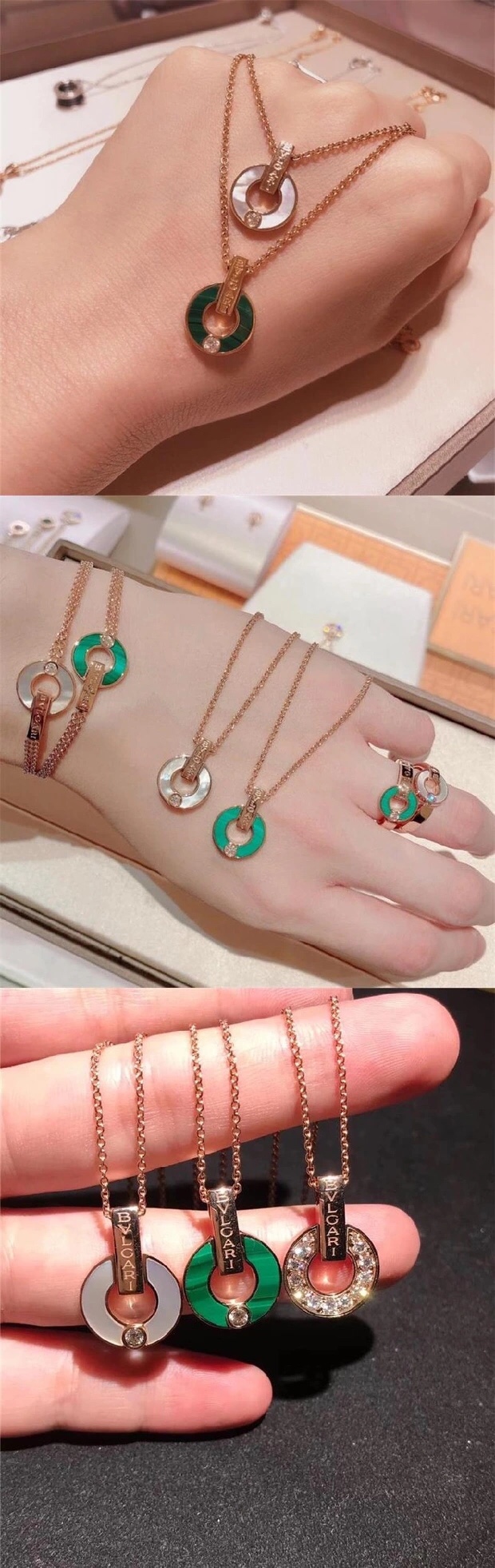 NO:101421,This beloved ingot | Copper coin set, bring wealth and treasure openly, haha, Platinum/Rose gold, Bulgari necklace, bvlgari, necklace19860909这款人见人爱的元宝 | 铜钱套装 光明正大地招财进宝哈哈 白金/玫瑰金,宝格丽项链,bvlgari,necklace,Jewelry